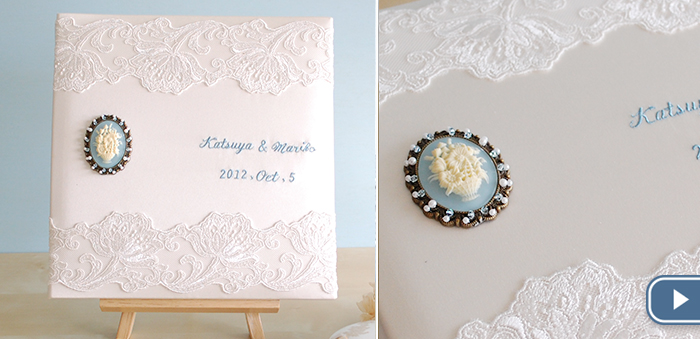 ウエディングアルバム　ブルービンテージM